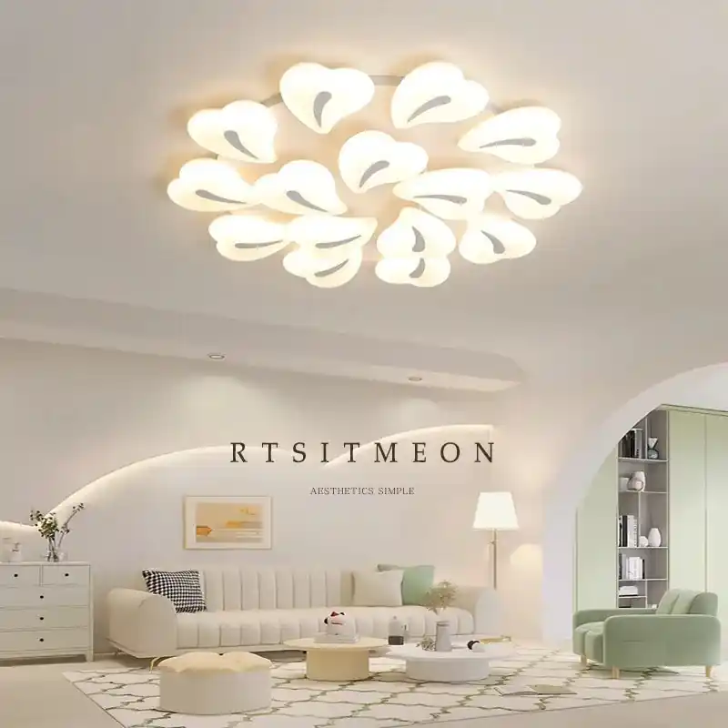 Modern Minimalist LED Crystal Chandelier
