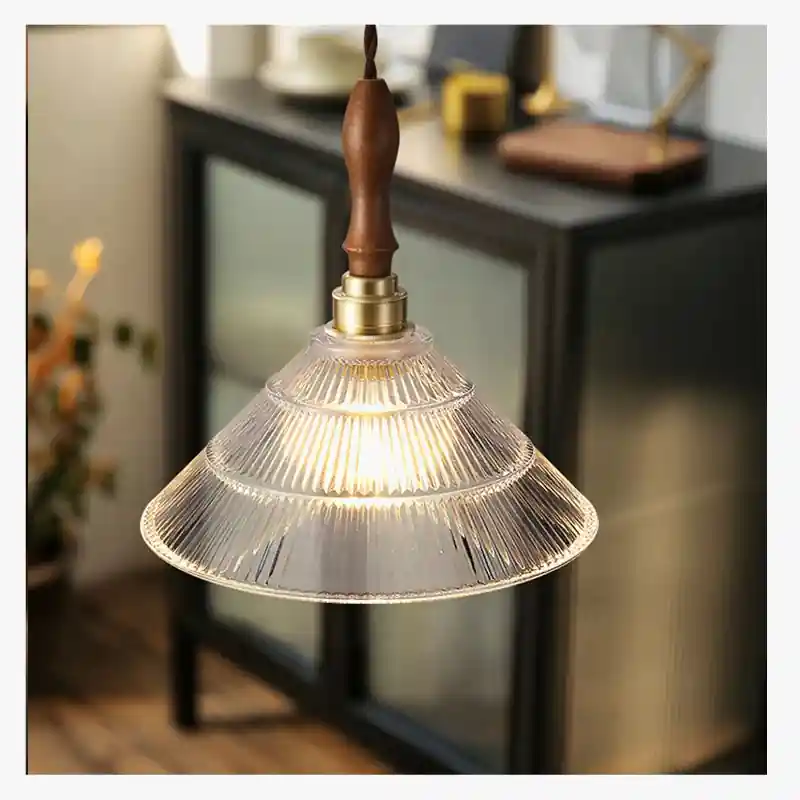 Retro copper chandelier, vintage elegance