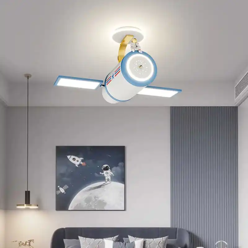 Trendy cartoon satellite children's chandelier