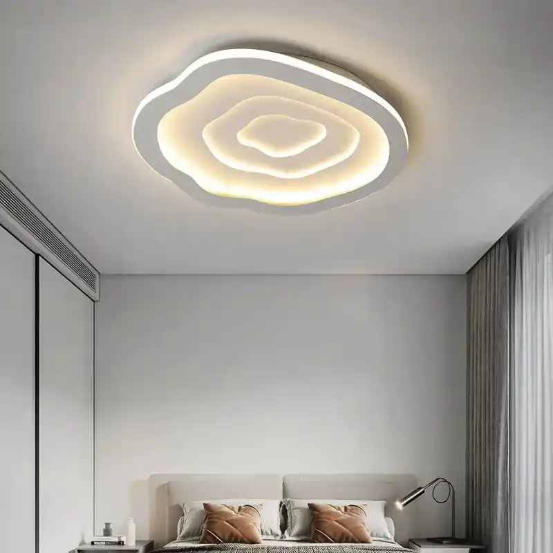 Modern Graphic LED Hanging Chandelier