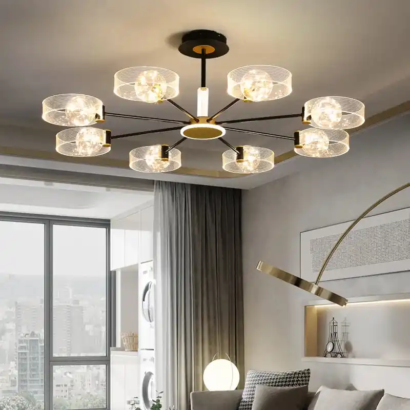 Modern LED chandelier chic bright