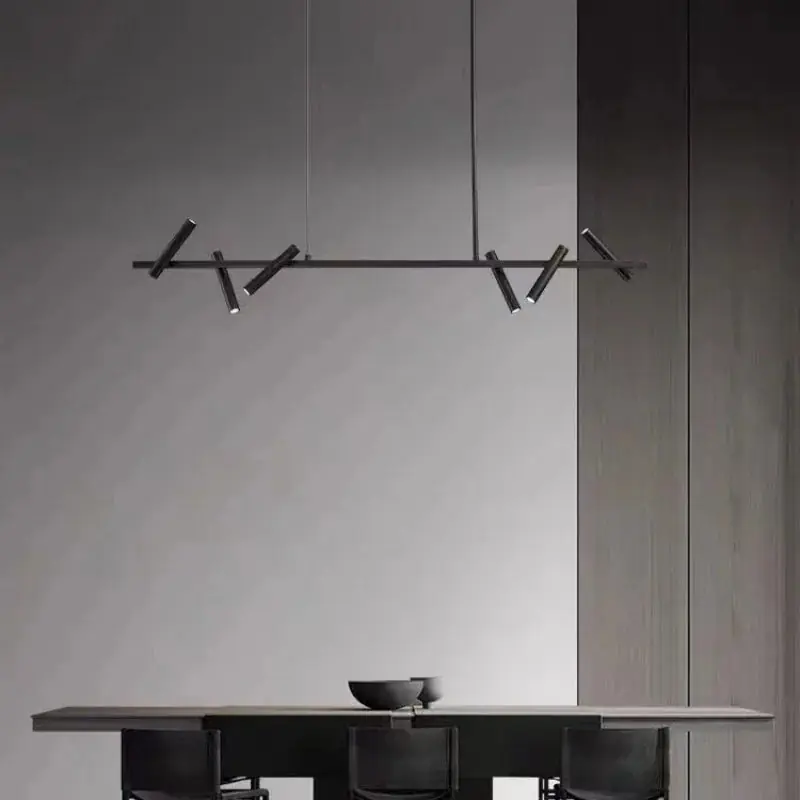Elegant adjustable minimalist contemporary chandelier