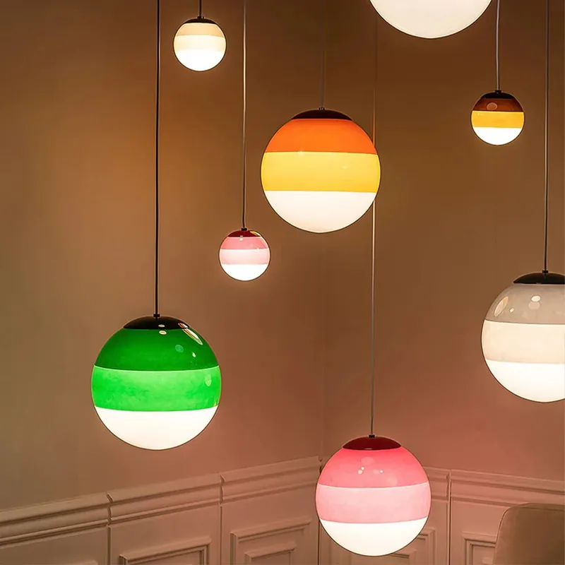 Degradé Glass Chandelier Elegant Modern