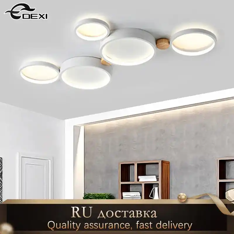 Elegant contemporary Nordic luminous chandelier