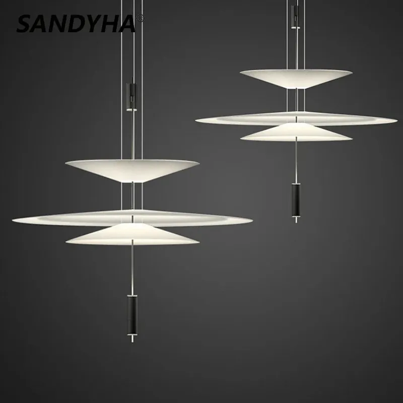 Sandyha chandelier luminous futuristic design