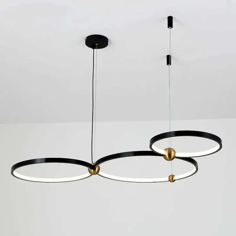 Contemporary minimalist LED chandelier