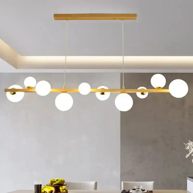 Elegant contemporary glass chandelier