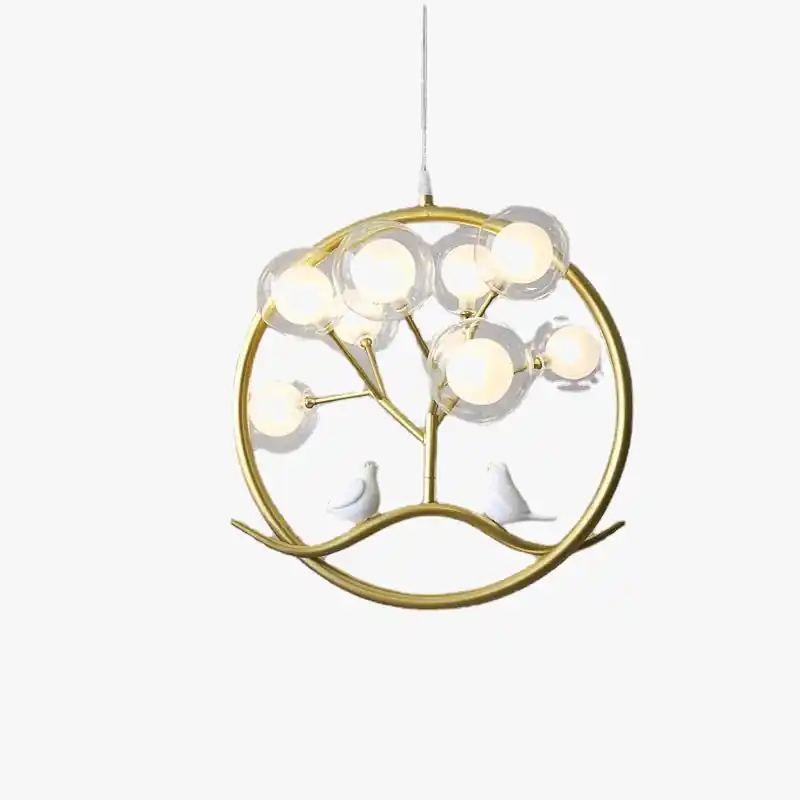 elegant bright Nordic chandelier