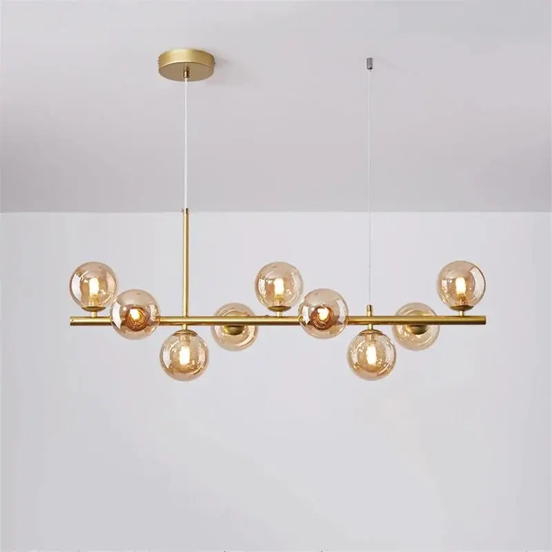 Elegant and bright contemporary chandelier