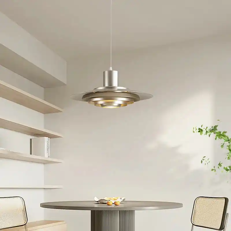 Chic and bright kitchen chandelier