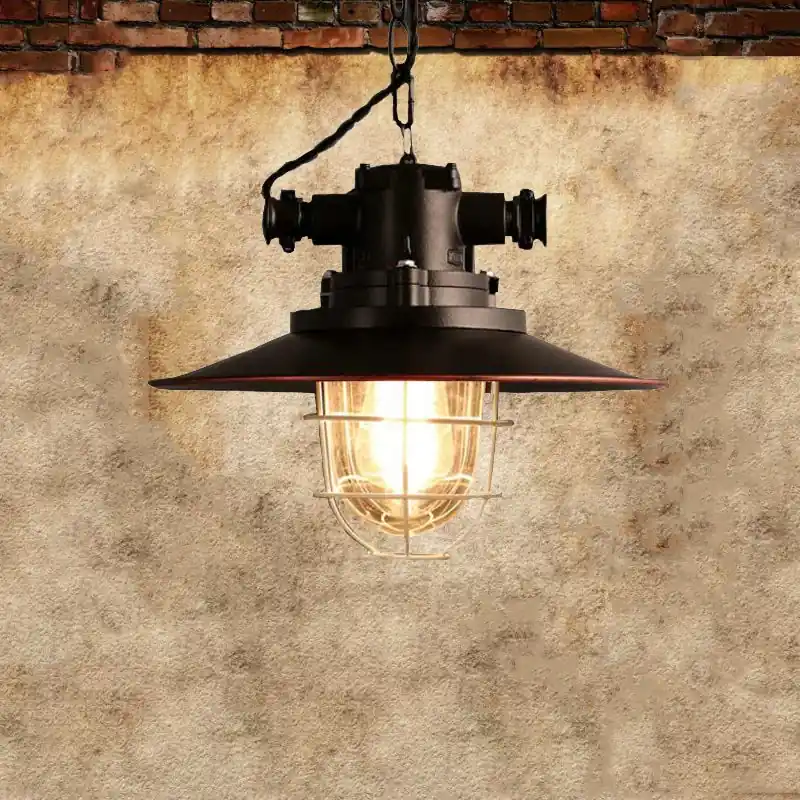 Vintage Metal Industrial Retro Pendant Light