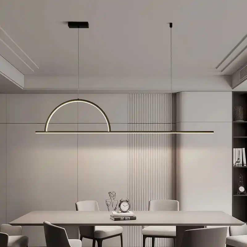 Elegant bright modern LED chandelier