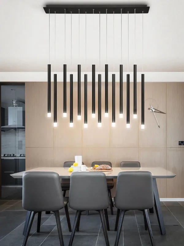 Modern elegant industrial chandelier