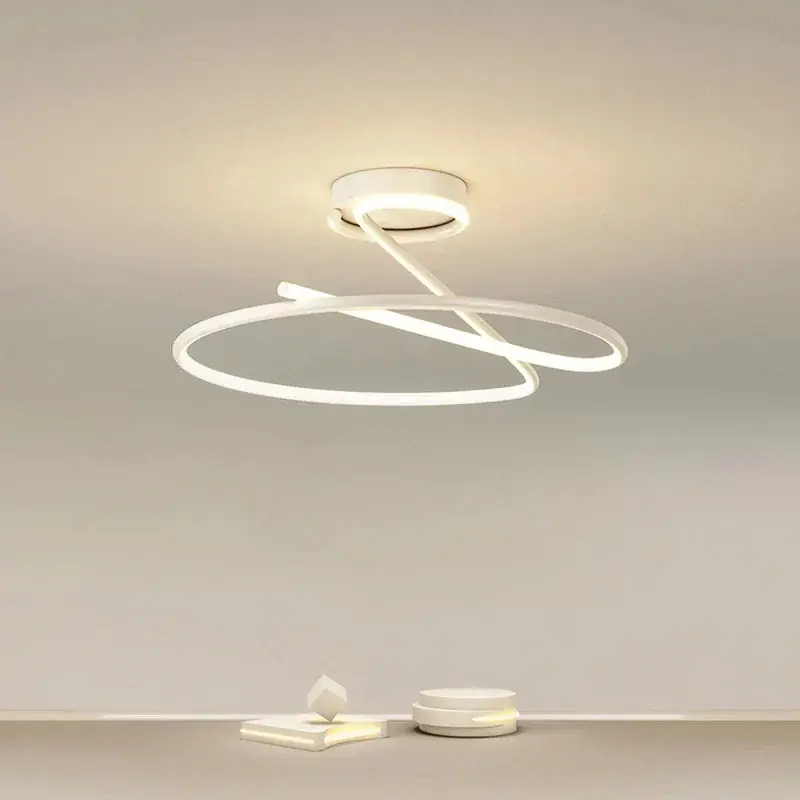 Modern elegant industrial chandelier