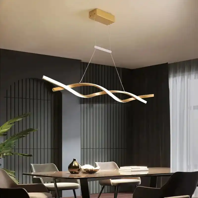 Elegant Contemporary Rotating LED Chandelier