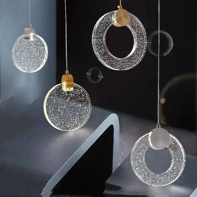 Modern transparent crystal chandelier design