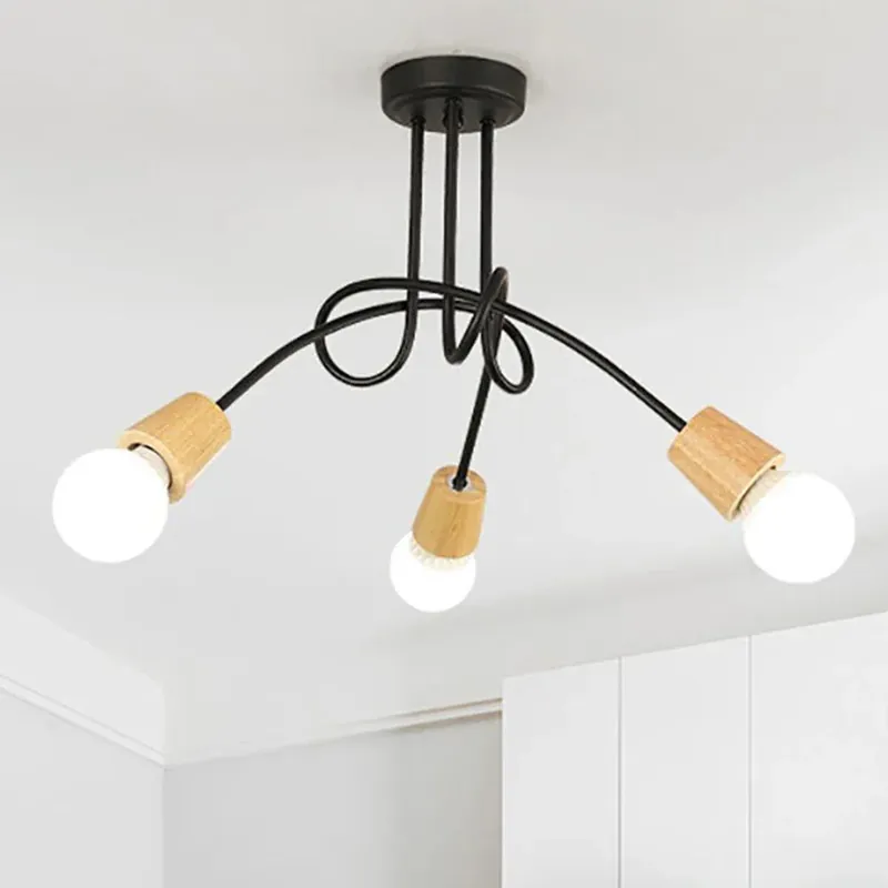Vintage iron modern design chandelier