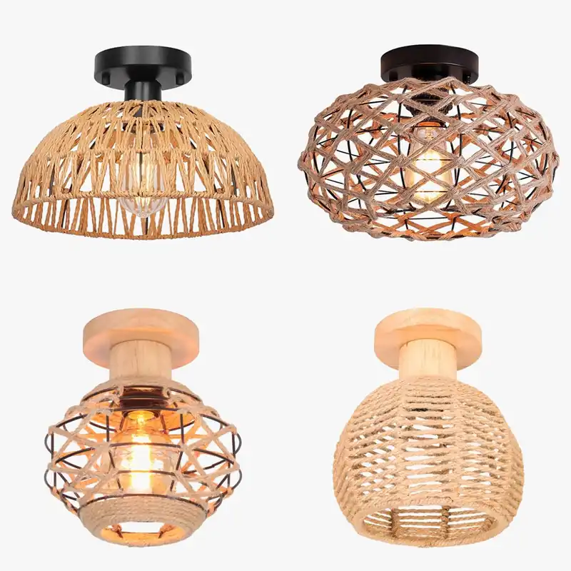 Rustic industrial ceiling pendant