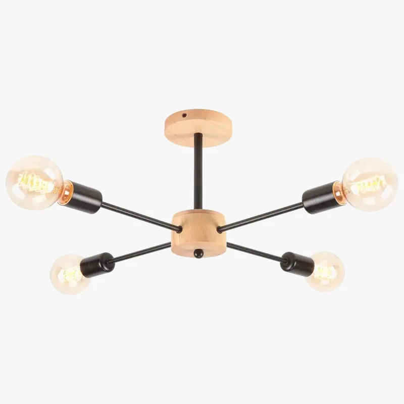 Modern luminous spider chandelier