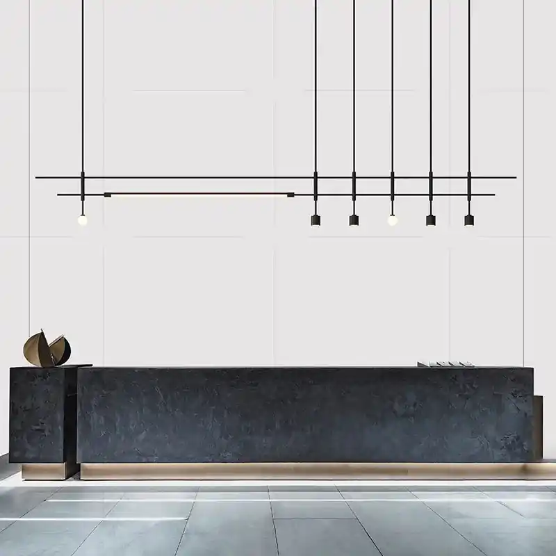 Contemporary hanging chandelier