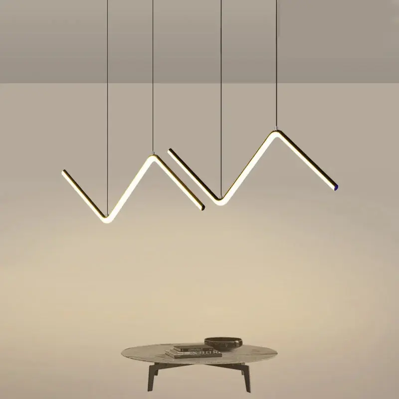 Nordic minimalist bright elegant chandelier