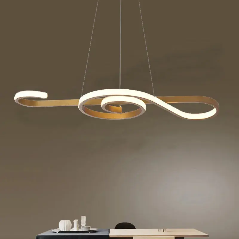 Sleek Nordic modern chandelier.