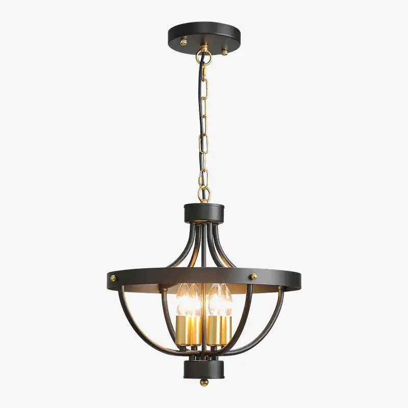 Elegant American Vintage Industrial Chandelier