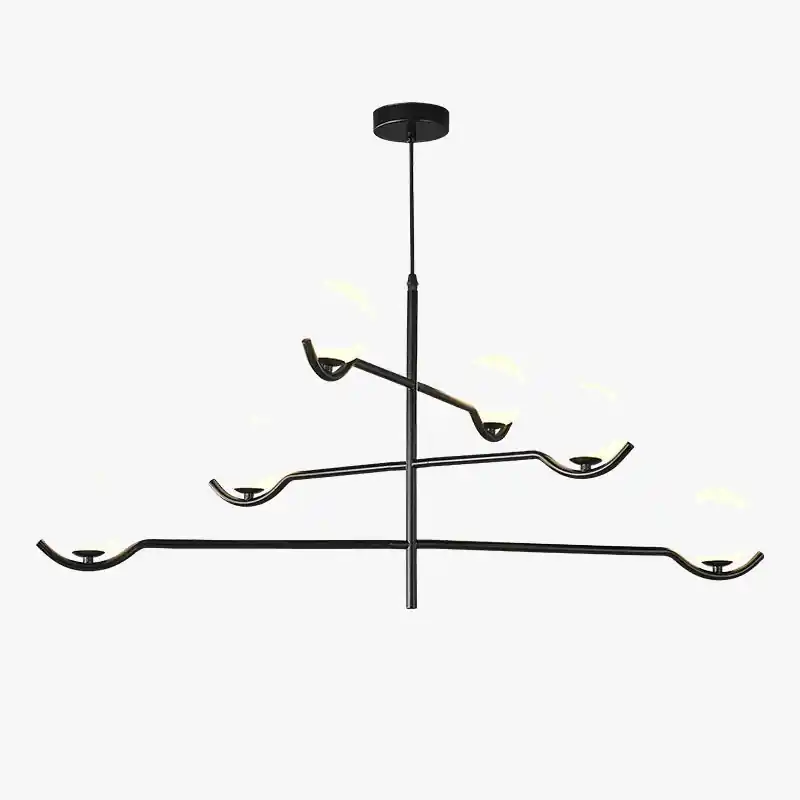 Contemporary design glass chandelier