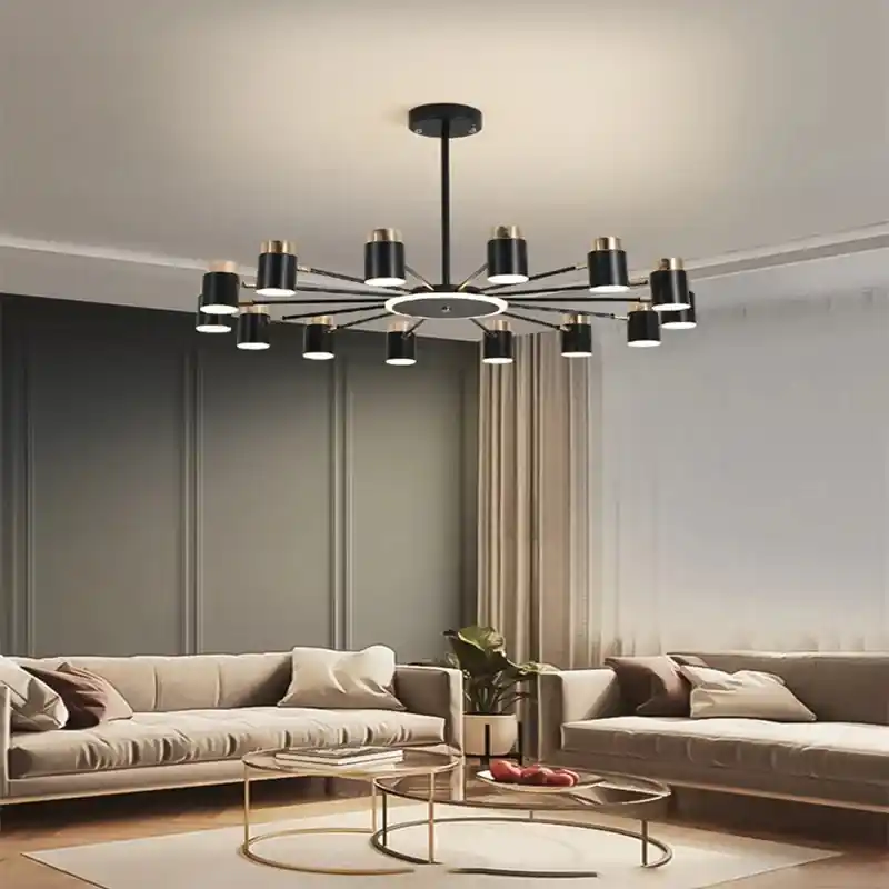 Chic and sleek Nordic chandelier