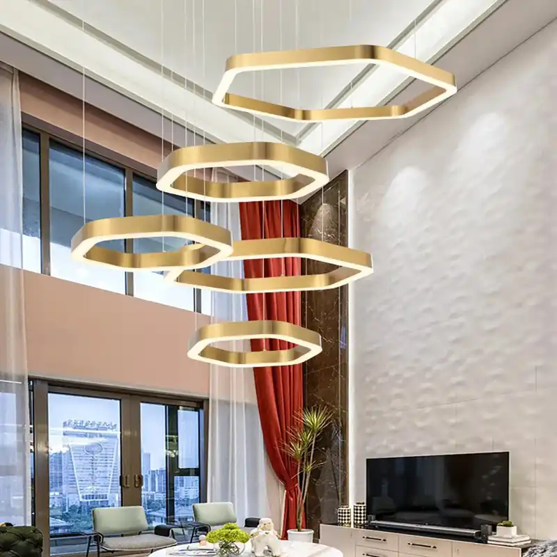 Modern Hexagon Pendant Light Elegant Design
