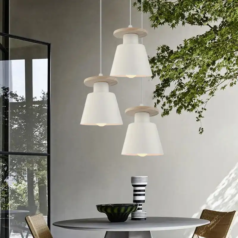 Modern Scandinavian Wooden Pendant Light