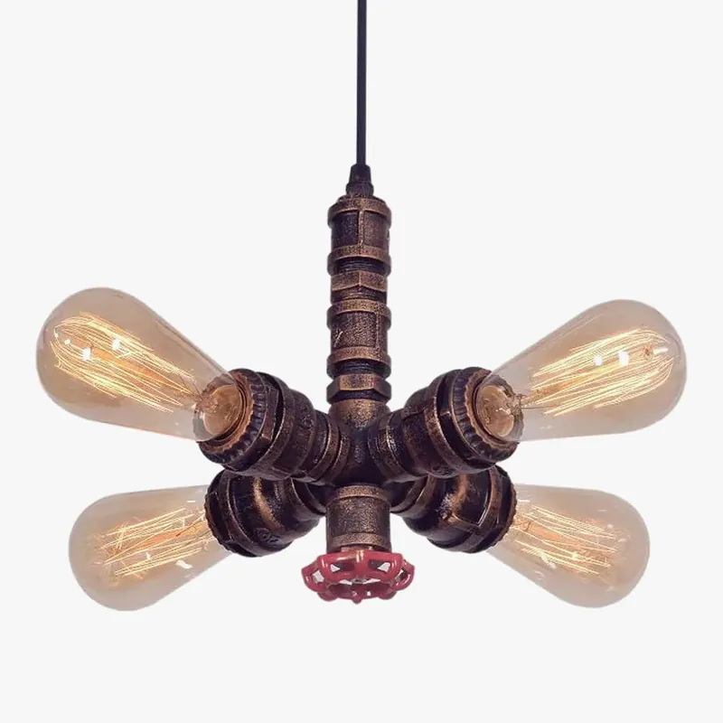 Vintage industrial metal pendant light