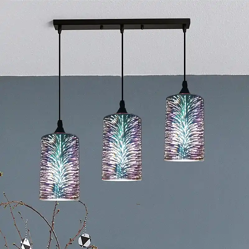 Modern Nordic 3D LED Ceiling Light