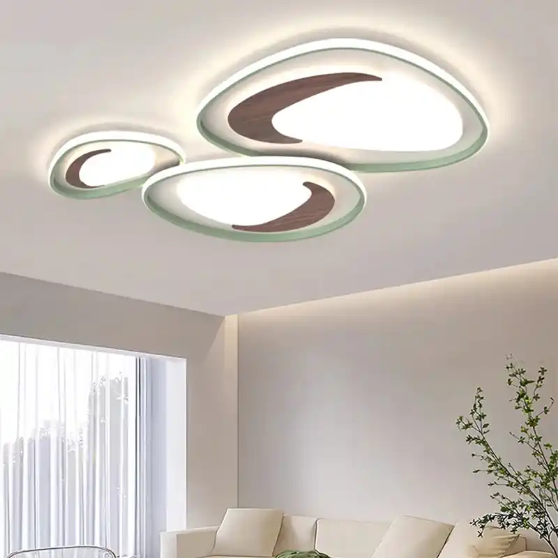 Chic Nordic Wood Elegant Living Room Chandelier