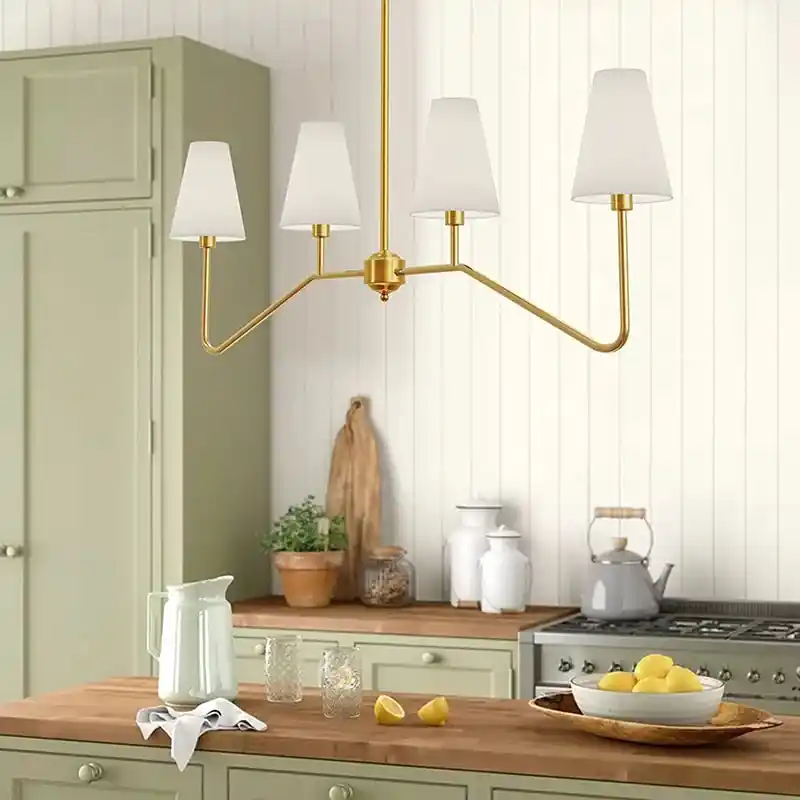 Classic chandelier in refined splendor
