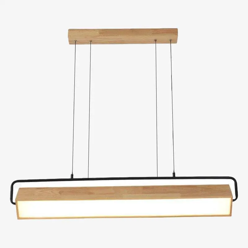 Modern wooden design LED chandelier
