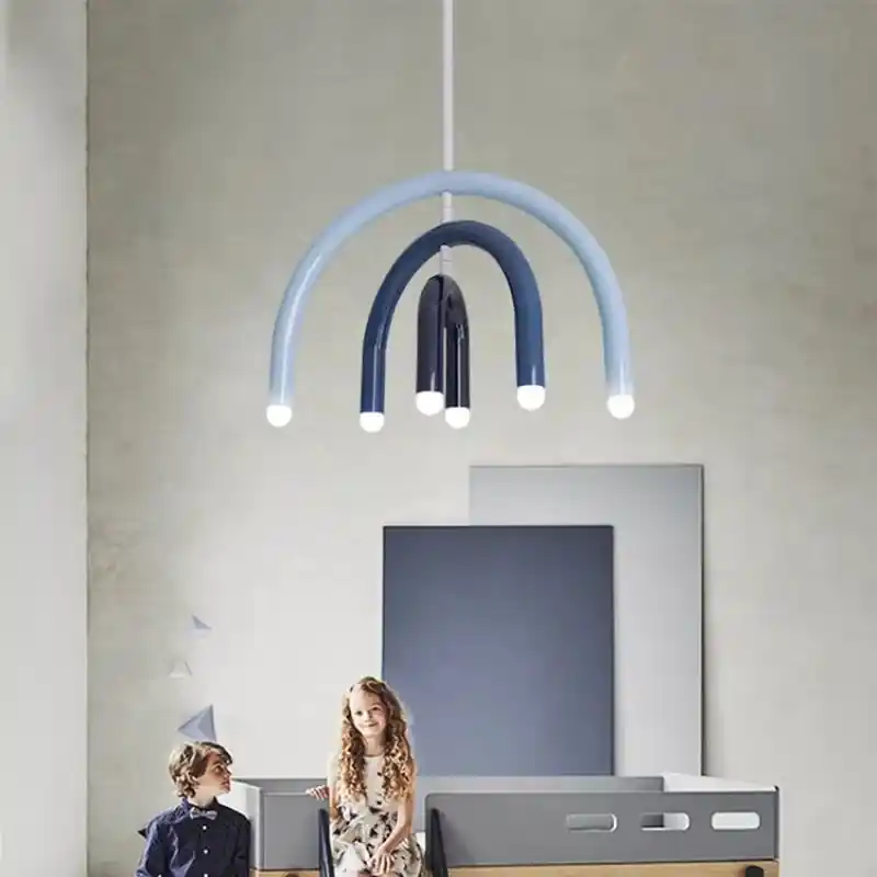 Italian Designer U-shaped Rainbow Chandelier