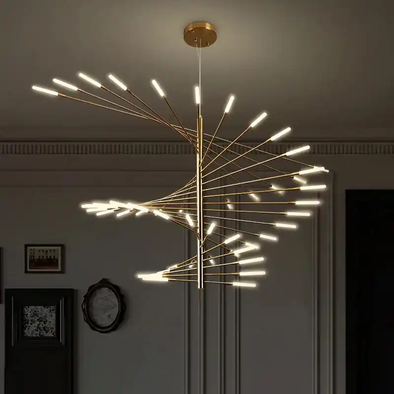 Modern minimalist LED chandelier for interior decoration