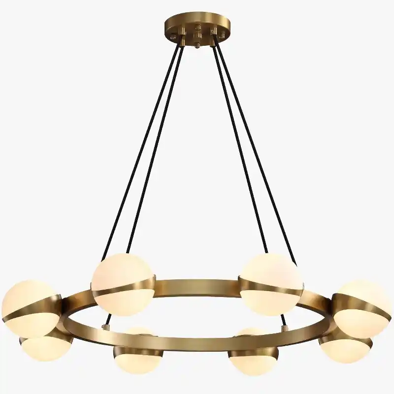 Modern design round LED chandelier