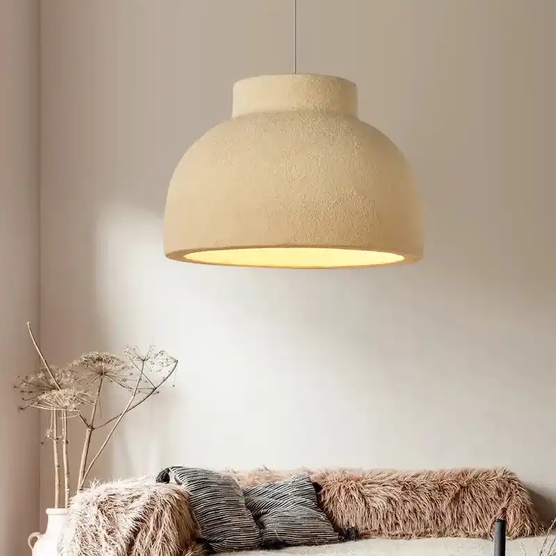 Wabi Sabi Suspension Dining Room LED Japanese Bedroom Creative Table Bar Study Design Chandelier