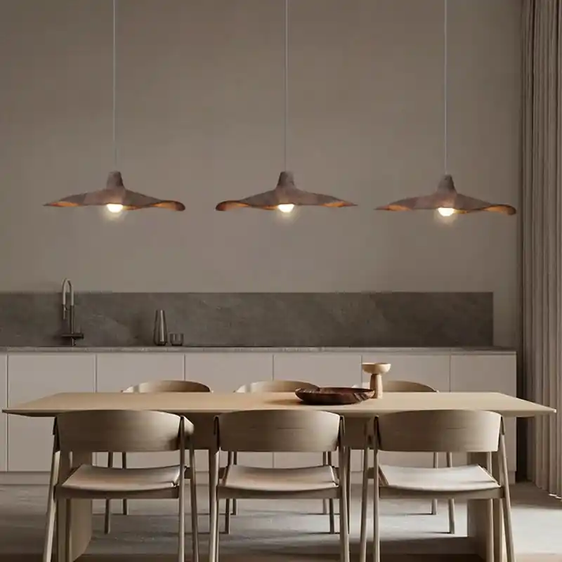 Vintage Wabi Sabi E27 Pendant LED Lights Restaurant Bar Coffee Loft Chandelier Dining Room Home Decor Bedroom Bedside Lamp