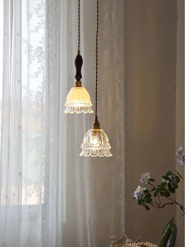 Modern Glass Chandelier for Vintage Interior Lighting