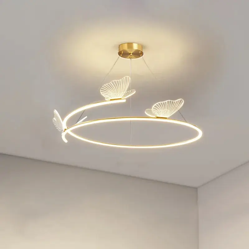 Creative home LED butterfly chandelier