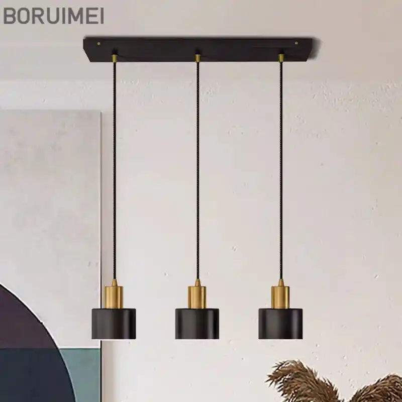 Trichromatic minimalist LED chandelier for interior decoration