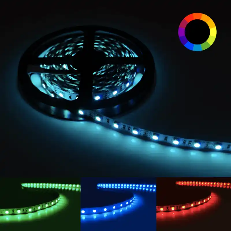 Ruban LED RGB 24V 5M 5050 IP20 60LED\\/m