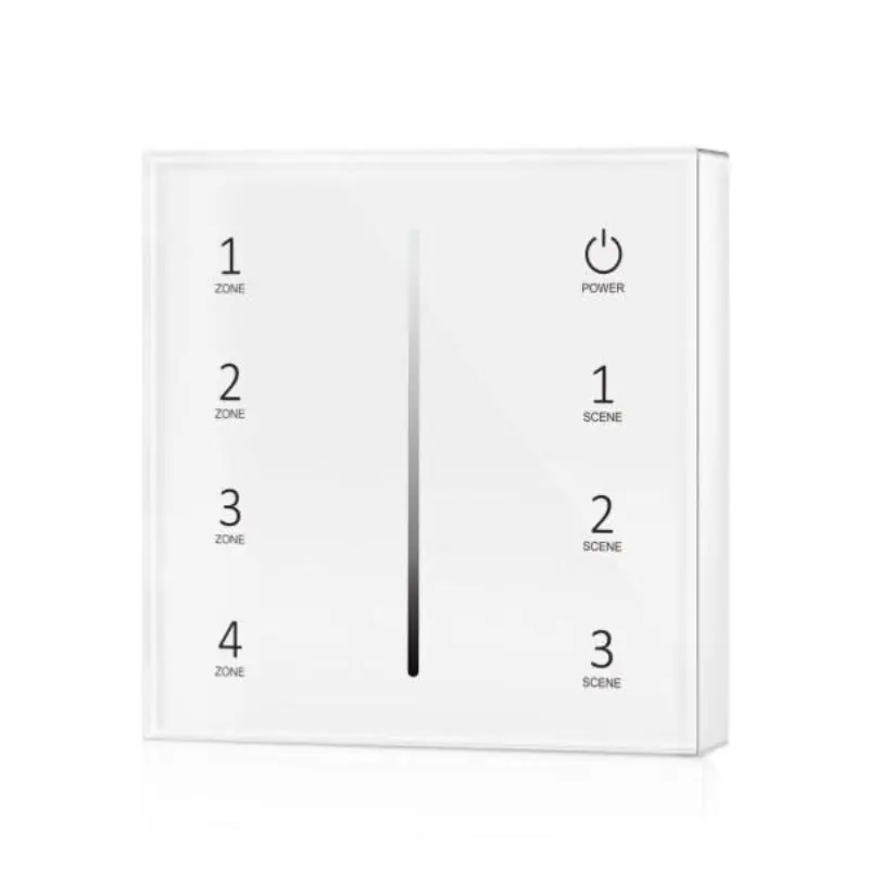 Variateur Tactile Monochrome RF en Saillie 4 Zones