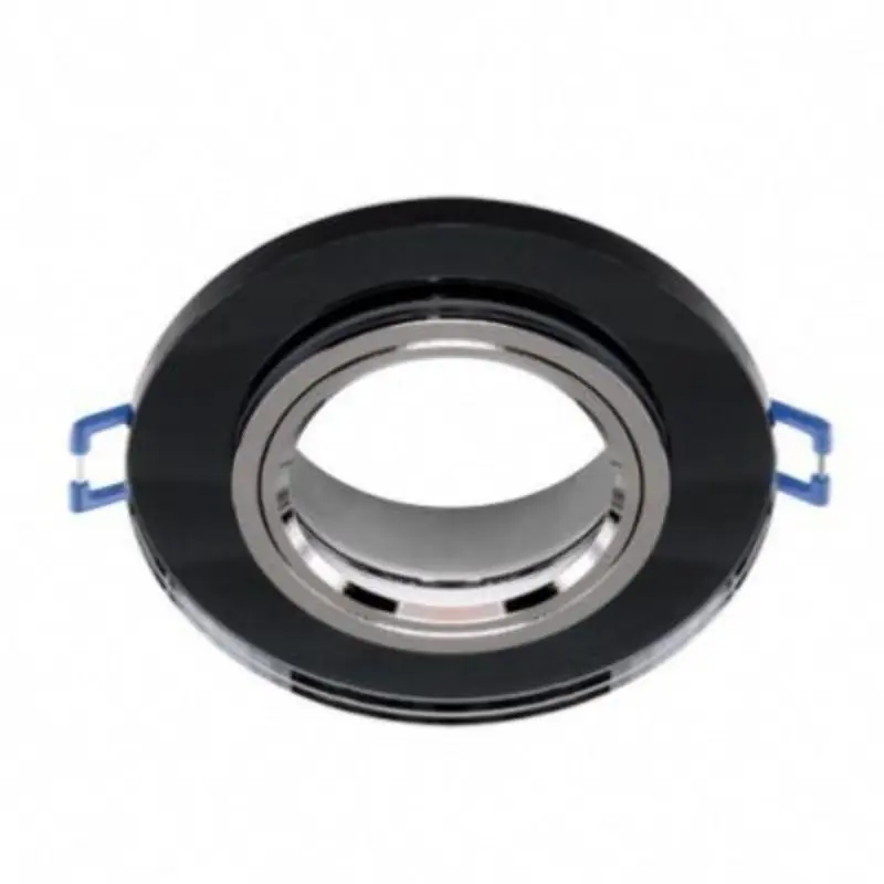 Support Spot Encastrable GU10\\/MR16 Rond Verre Effet Miroir