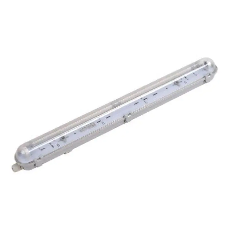 Réglette étanche pour tube LED T8 120cm IP65 (boitier vide)