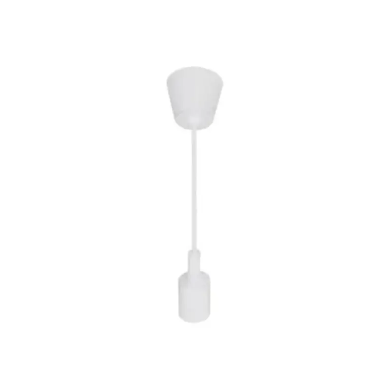 Suspension Ampoule E27 100cm Blanc Mat