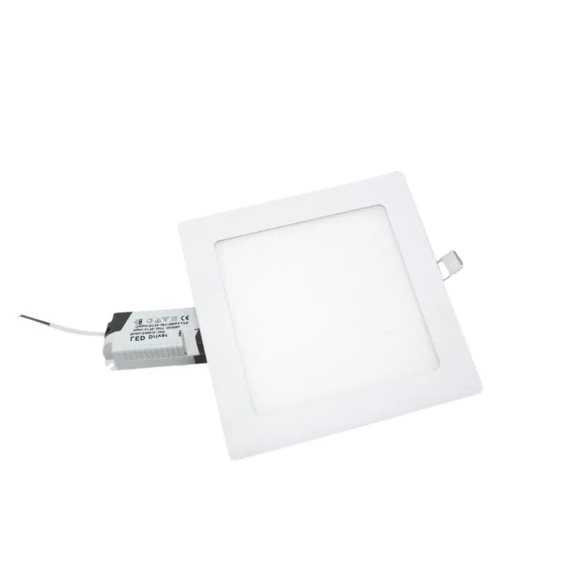 Spot LED Extra Plat Carré 12W Blanc